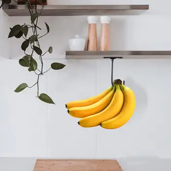 Iron уникален държач за банани, Кука за дома, Постоянен кухненски кука, Лесна инсталация, Стоки за дома