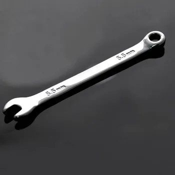 Комбиниран ключ 5,5 мм, открит муфа ключ гаечен ключ CRV, стоманен пръстен, открит ключ, инструмент за ремонт, заден ключове (1 бр.)