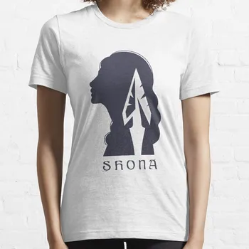 Shona нова тениска с графичен лого, женска риза, дамски блузи
