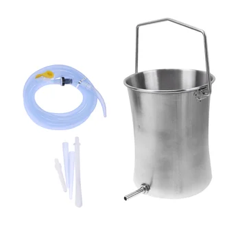 1 Комплект клизми 2-литров бочкообразный инструмент за Многократно използване за напояване на дебелото черво Набор от почистващи препарати за клизми с маркуч и дюза