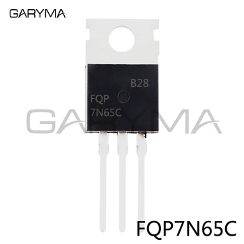 10 бр. FQP7N65C 7N65 N-канален MOSFET TO-220AB