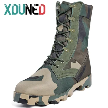 Мъжки камуфляжные военни тактически обувки, водоустойчив туризъм обувки, ловни обувки, улични маратонки Delta Combat, dr. военни обувки